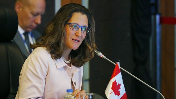 Canadian Foreign Minister Chrystia Freeland - Sputnik International