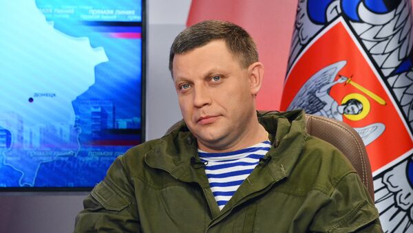 Alexander Zakharchenko, the head the self-proclaimed Donetsk People's Republic (DPR). - Sputnik International
