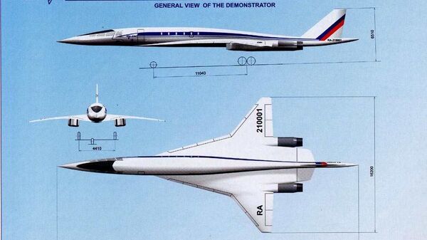 Tu-444, a 2000s supersonic airliner design once thought to have been scrapped by Tupolev. - Sputnik International