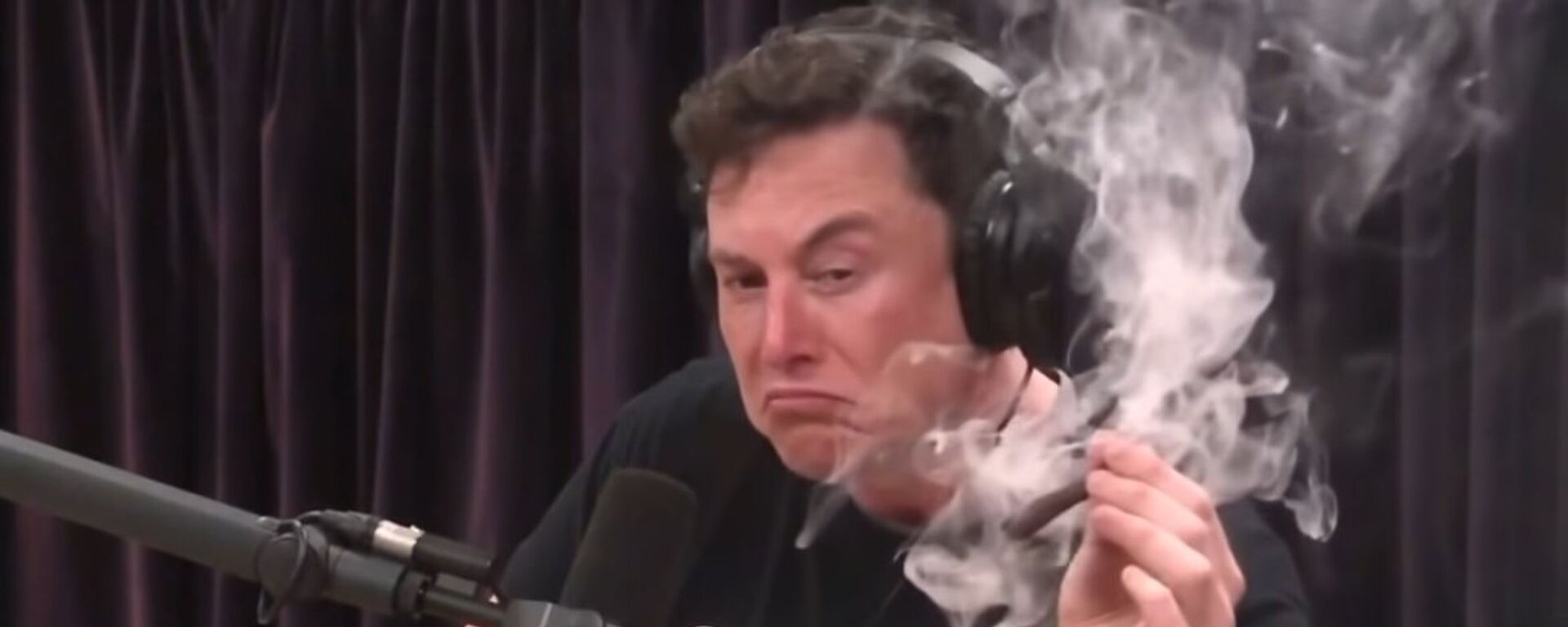 Elon Musk smokes a blunt with Joe Rogan - Sputnik International, 1920, 05.08.2022