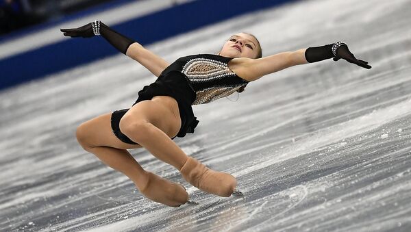 Alexandra Trusova (Russia) during women's short program at the ISU Grand Prix of Figure Skating Final in Nagoya, Japan - Sputnik International