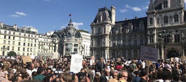 La marche mondiale pour le climat a lieu à Paris - Sputnik International