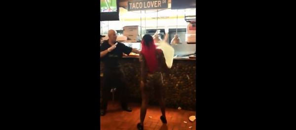Violent brawl recorded at Chacho's restaurant in San Antonio, Texas Violent brawl recorded at Chacho's restaurant in San Antonio, Texas - Sputnik International