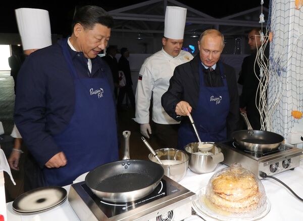 Xi Jinping and Vladimir Putin Xi Jinping and Vladimir Putin - Sputnik International
