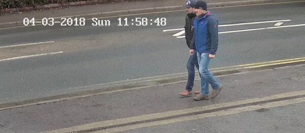 Alexander Petrov and Ruslan Boshirov, who were formally accused of attempting to murder former Russian spy Sergei Skripal and his daughter Yulia in Salisbury, are seen on CCTV on Wilton Road in Salisbury on March 4, 2018 in an image handed out by the Metropolitan Police in London, Britain September 5, 2018 Alexander Petrov and Ruslan Boshirov, who were formally accused of attempting to murder former Russian spy Sergei Skripal and his daughter Yulia in Salisbury, are seen on CCTV on Wilton Road in Salisbury on March 4, 2018 in an image handed out by the Metropolitan Police in London, Britain September 5, 2018 - Sputnik International