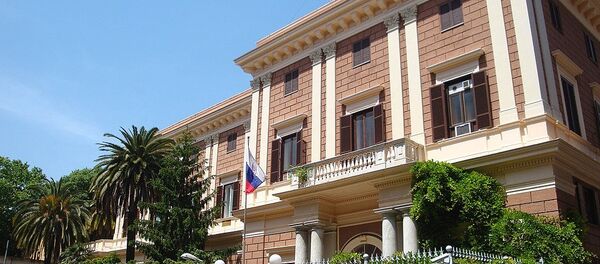The building of Embassy of the Russian Federation in Italy The building of Embassy of the Russian Federation in Italy - Sputnik International