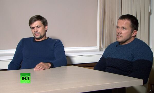 Interview with Petrov and Boshirov Interview with Petrov and Boshirov - Sputnik International