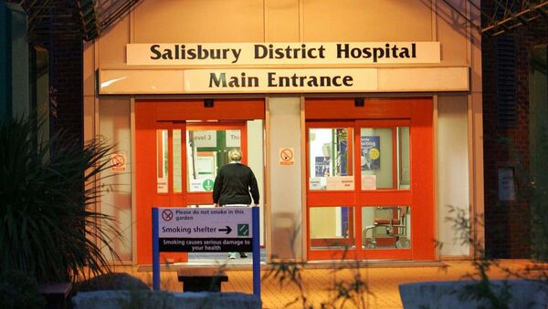 The main entrance of Salisbury District Hospital, in Salisbury, England. - Sputnik International