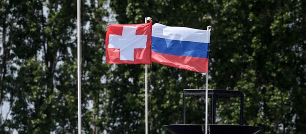 The Swiss and Russian flags (File) The Swiss and Russian flags (File) - Sputnik International