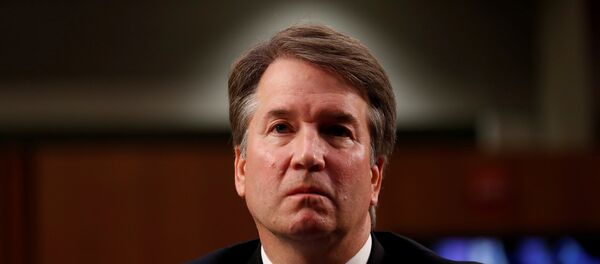 U.S. Supreme Court nominee Judge Brett Kavanaugh listens during his U.S. Senate Judiciary Committee confirmation hearing on Capitol Hill in Washington, U.S., September 4, 2018. - Sputnik International