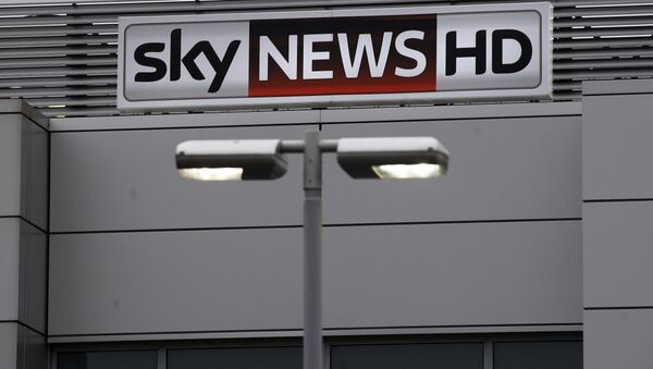A Sky logo is seen outside the Sky headquarters building in west London (File) - Sputnik International