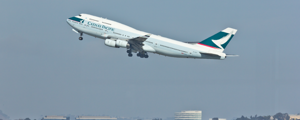 Cathay Pacific - B-HUF - Boeing 747-400 - San Francisco International Airport Cathay Pacific - B-HUF - Boeing 747-400 - San Francisco International Airport - Sputnik International