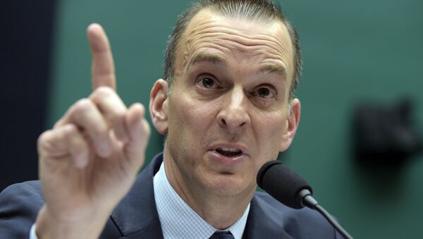 FILE - In this Feb. 28, 2017, file photo, Travis Tygart, the chief executive officer of the U.S. Anti-Doping Agency, testifies on Capitol Hill in Washington. Though athletes have often cited the win-at-all-costs culture as a reason they cheat, only a slim number of those surveyed said they would be tempted to take performance-enhancing drugs - Sputnik International