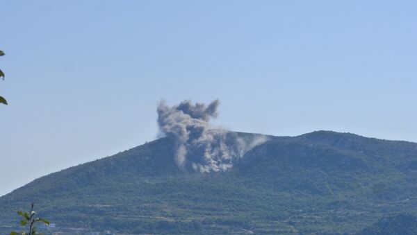 Syrian Army deploys heavy artillery in Latakia. - Sputnik International