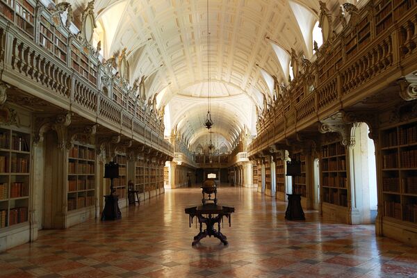 Library in the Mafra National Palace, Portugal. - Sputnik International