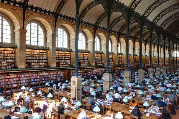 Sainte-Geneviève Library in Paris, France - Sputnik International