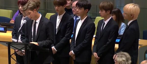 K-Pop boy band BTS addresses UNGA - Sputnik International