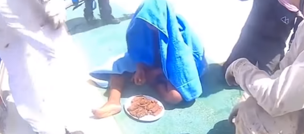 Aldi Novel Adilang, 19-year-old from Indonesia, rescued by crew aboard the Panama-flagged cargo vessel Arpeggio Aldi Novel Adilang, 19-year-old from Indonesia, rescued by crew aboard the Panama-flagged cargo vessel Arpeggio - Sputnik International