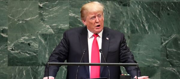 U.S. President Donald Trump addresses the 73rd session of the United Nations General Assembly at U.N. headquarters in New York, U.S., September 25, 2018 U.S. President Donald Trump addresses the 73rd session of the United Nations General Assembly at U.N. headquarters in New York, U.S., September 25, 2018 - Sputnik International
