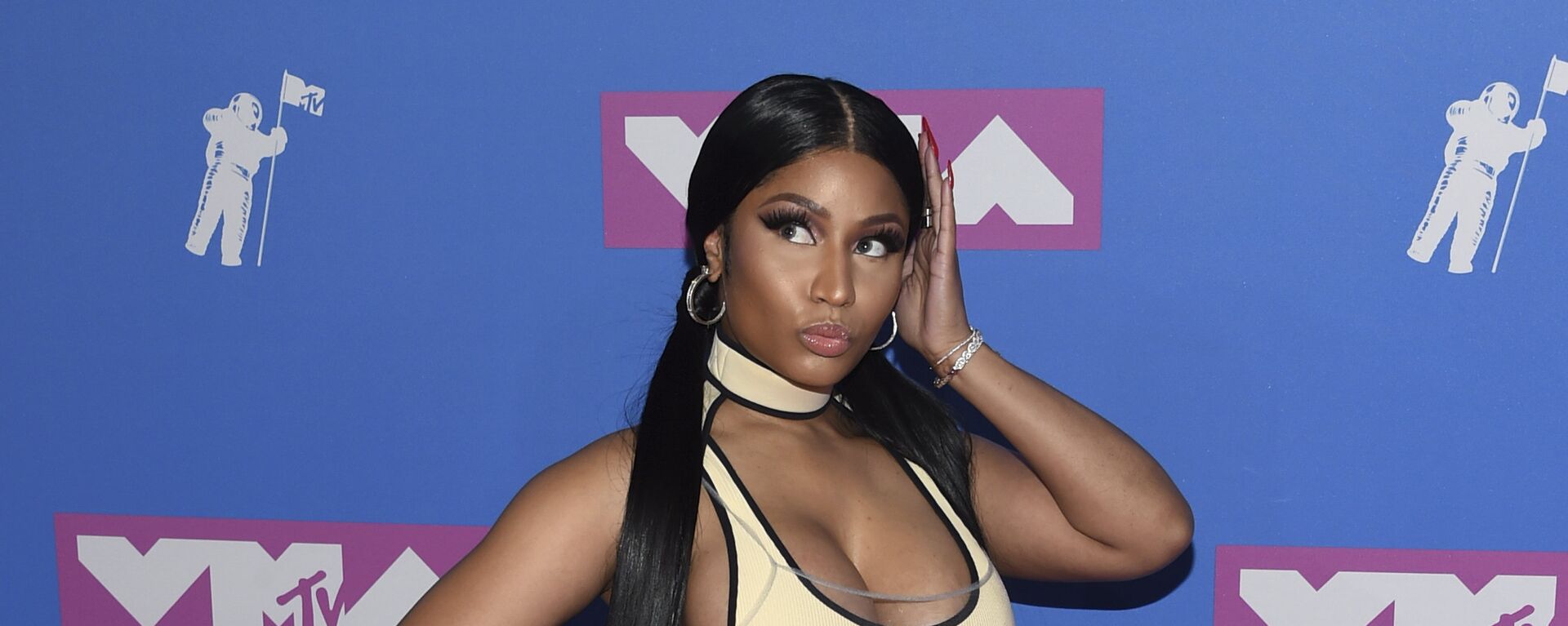 Nicki Minaj arrives at the MTV Video Music Awards at Radio City Music Hall on Monday, Aug. 20, 2018, in New York - Sputnik International, 1920, 17.09.2021