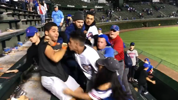 Fight breaks out at Chicago Cubs game after racial slurs are thrown out - Sputnik International