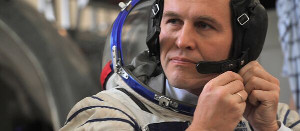 Member of the main crew of ISS-52/53 Mission to the International Space Station (ISS) Roscosmos cosmonaut Sergei Ryazansky after the comprehensive training using the 'Teleoperator' simulator at the Gagarin Cosmonaut Training Center Member of the main crew of ISS-52/53 Mission to the International Space Station (ISS) Roscosmos cosmonaut Sergei Ryazansky after the comprehensive training using the 'Teleoperator' simulator at the Gagarin Cosmonaut Training Center - Sputnik International