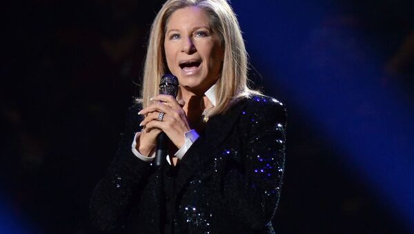 In this Oct. 11, 2012, file photo, singer Barbra Streisand performs at the Barclays Center in the Brooklyn borough of New York - Sputnik International