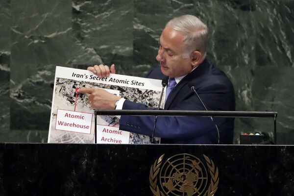 Netanyahu Claims Iran's Move to Boost Uranium Enrichment Shows Intention to Develop Nuclear Weapons Netanyahu Claims Iran's Move to Boost Uranium Enrichment Shows Intention to Develop Nuclear Weapons - Sputnik International