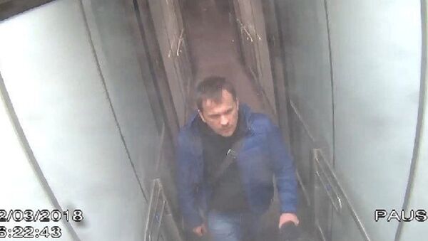 Alexander Petrov, who was formally accused of attempting to murder former Russian spy Sergei Skripal and his daughter Yulia in Salisbury, is seen on CCTV at Gatwick Airport on March 2, 2018 in an image handed out by the Metropolitan Police in London, Britain September 5, 2018 - Sputnik International