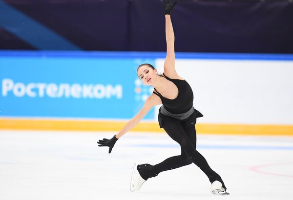 Alina Zagitova during the test skates of Russia's national team in Moscow on September 9 - Sputnik International