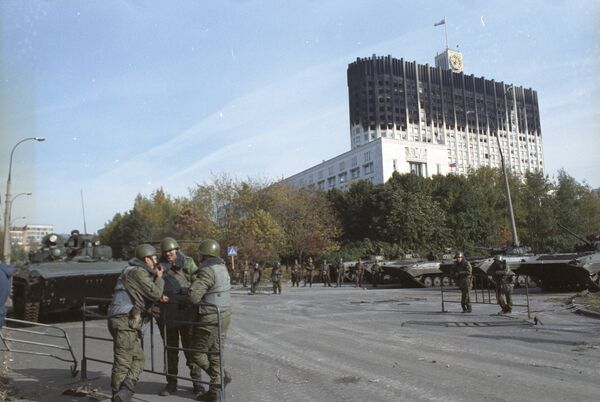 The Government House after an attack The Government House after an attack - Sputnik International