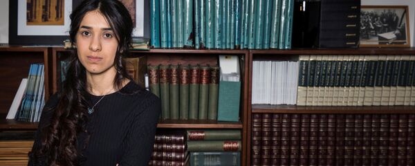 Yazidi survivor Nadia Murad poses for a portrait at United Nations headquarters in New York, U.S., March 9, 2017 Yazidi survivor Nadia Murad poses for a portrait at United Nations headquarters in New York, U.S., March 9, 2017 - Sputnik International