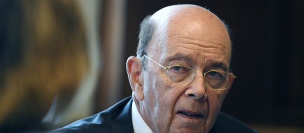 U.S. Secretary of Commerce Wilbur Ross answers questions during an interview with Reuters in his office at the U.S. Department of Commerce building in Washington, U.S., October 5, 2018 - Sputnik International