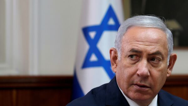 Israeli Prime Minister Benjamin Netanyahu attends the weekly cabinet meeting at the Prime Minister's office in Jerusalem September 5, 2018 - Sputnik International