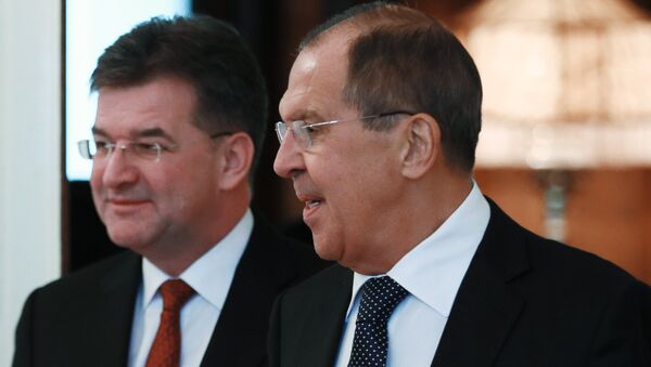 Lavrov Holds Joint Press Conference With Slovak Foreign Minister Lajcak - Sputnik International