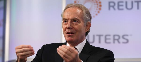 Britain's former Prime Minister Tony Blair attends an event at Thomson Reuters in London, Britain, October 11, 2018. - Sputnik International
