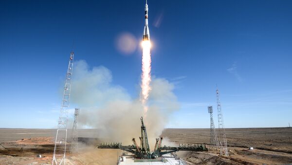The launch of the Soyuz-FG on October 11 - Sputnik International