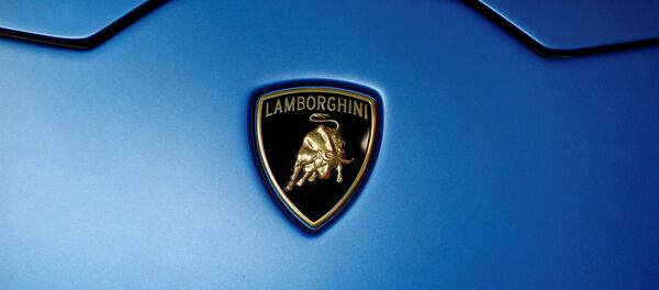 The Lamborghini logo is seen on the second press day of the Paris auto show, in Paris, France, October 3, 2018 The Lamborghini logo is seen on the second press day of the Paris auto show, in Paris, France, October 3, 2018 - Sputnik International