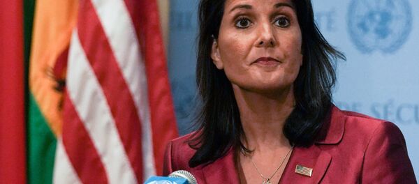US Ambassador to the United Nations Nikki Haley speaks during a news conference at U.N. headquarters in Manhattan, New York, U.S., September 20, 2018 - Sputnik International