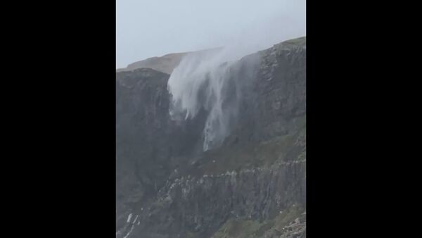 Waterfall Reversed by Storm Callum - Sputnik International