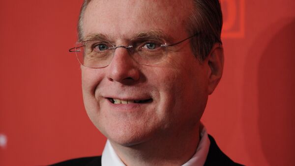 (FILES) In this file photo taken on May 8, 2008 Paul Allen, Microsoft co-founder, arrives at Time Magazine's 100 Most Influential People in the World dinner in New York. - Sputnik International