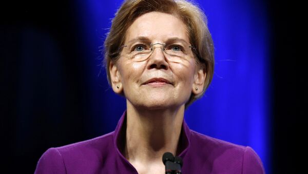 U.S. Senator Elizabeth Warren (D-MA) speaks at the Netroots Nation annual conference for political progressives in New Orleans - Sputnik International