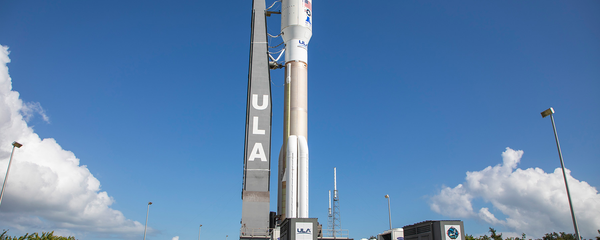 A ULA Atlas V rocket carrying the AEHF-4 mission for the U.S. Air Force is rolled from the Vertical Integration Facility to the launch pad at Cape Canaveral's Space Launch Complex-41. A ULA Atlas V rocket carrying the AEHF-4 mission for the U.S. Air Force is rolled from the Vertical Integration Facility to the launch pad at Cape Canaveral's Space Launch Complex-41. - Sputnik International