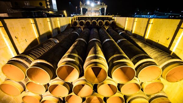 Pipes Designed for the Nord Stream 2 gas pipeline. File photo - Sputnik International