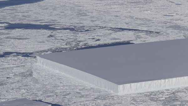 Antarctic iceberg snapped by NASA. - Sputnik International