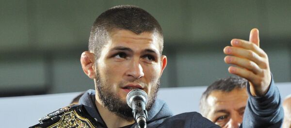 Russian Mixed Martial Arts Fighter Khabib Nurmagomedov Russian Mixed Martial Arts Fighter Khabib Nurmagomedov - Sputnik International