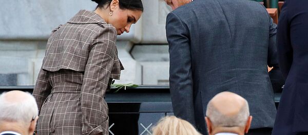 Britain's Prince Harry and Meghan, Duchess of Sussex - Sputnik International