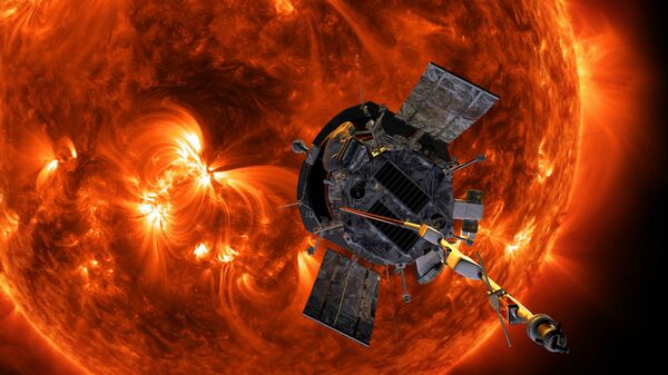 Illustration of Parker Solar Probe approaching the Sun - Sputnik International