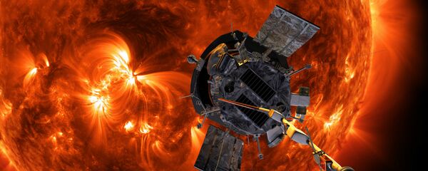 Illustration of Parker Solar Probe approaching the Sun - Sputnik International