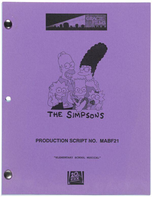 Stephen Hawking makes an appearance on The Simpsons Stephen Hawking. 14 December 2009 Estimate: GBP 2,000 - GBP 3,000; The original production script for Stephen Hawking’s final appearance on The Simpsons. - Sputnik International